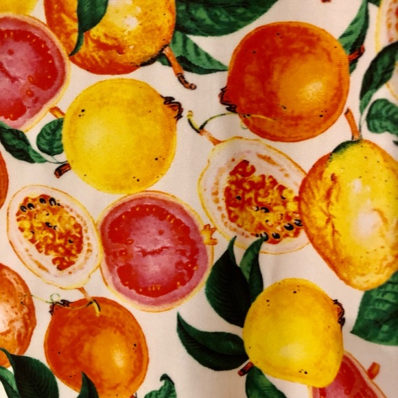 One of a kind Happy top Women Colourful joyful fruit stretchy top large fun fun - Picture 9 of 9